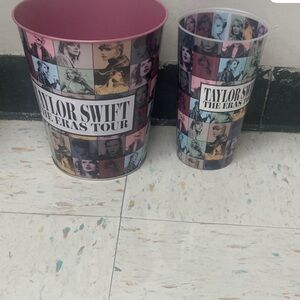 Taylor Swift The Eras Tour Multicolor Wastebasket Set